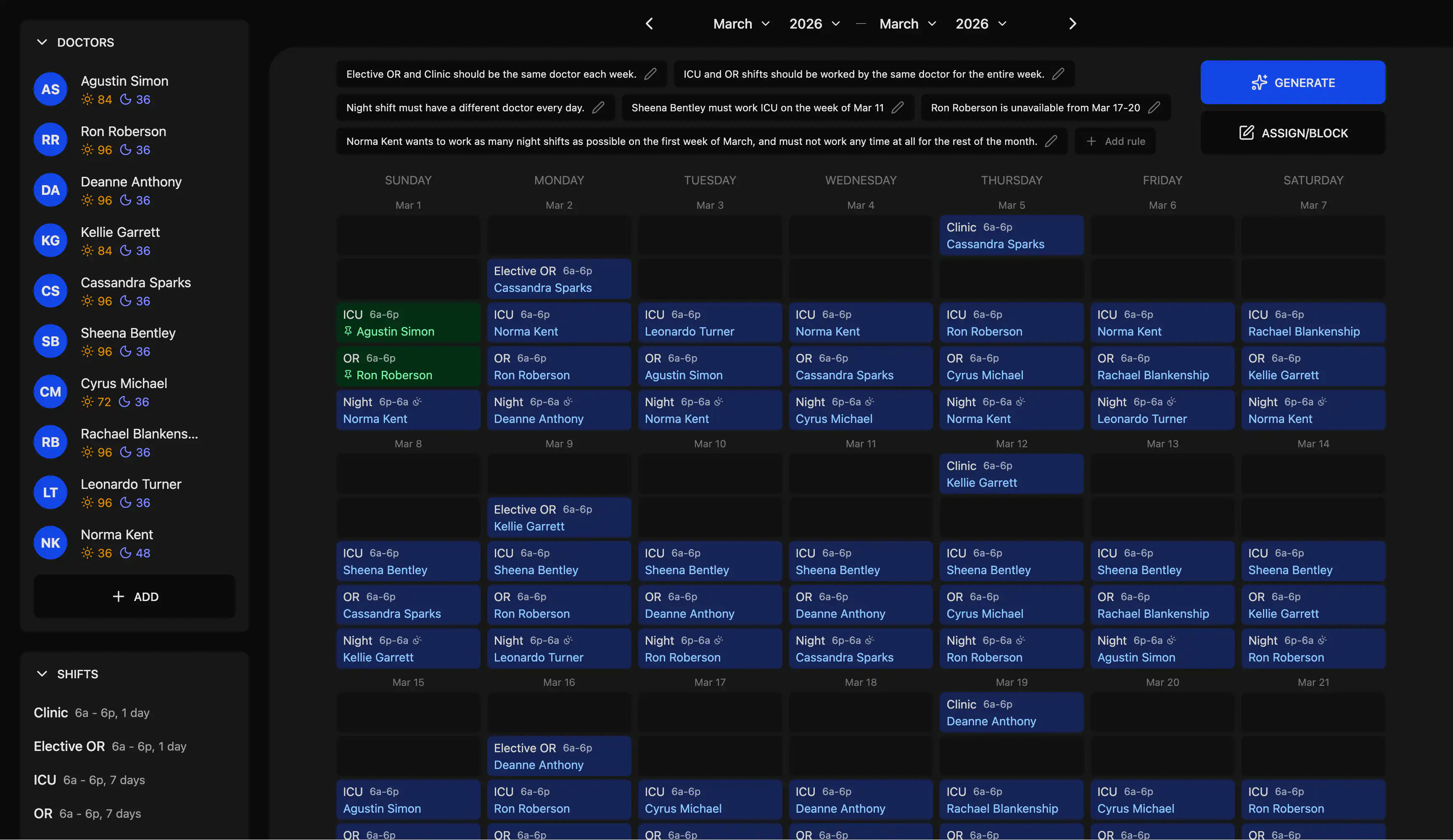 mdCallCal app screenshot
